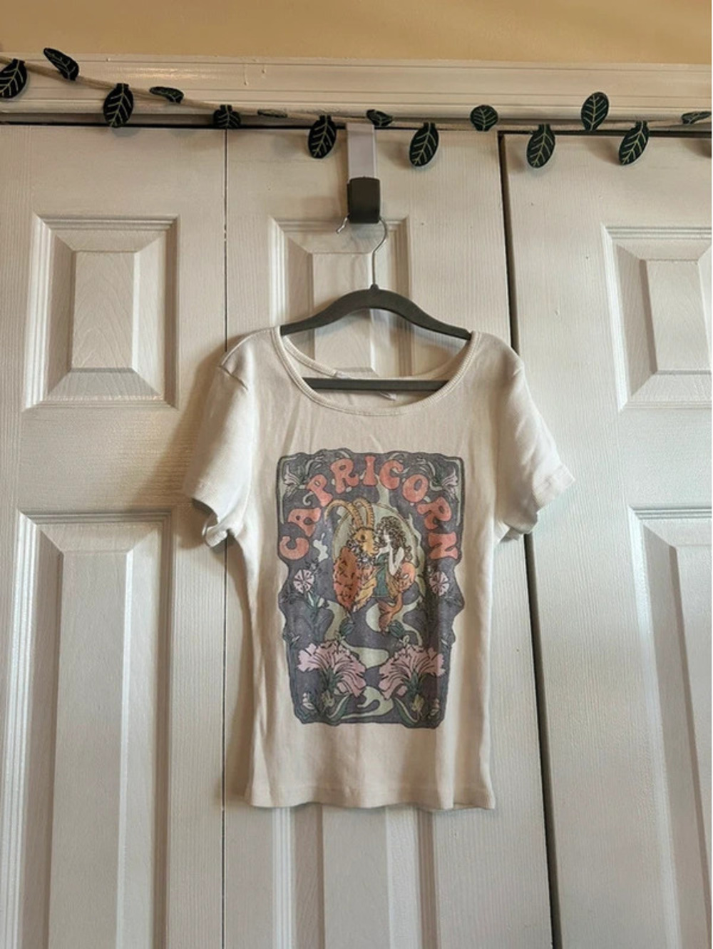 Free People Capricorn ribbed shirt, size Small